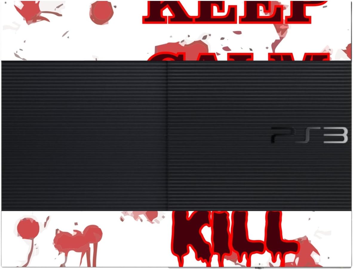 Disagu Design Skin for Sony PS3 Ultra Slim + Controller - motif "KEEP CALM AND KILL ZOMBIES"