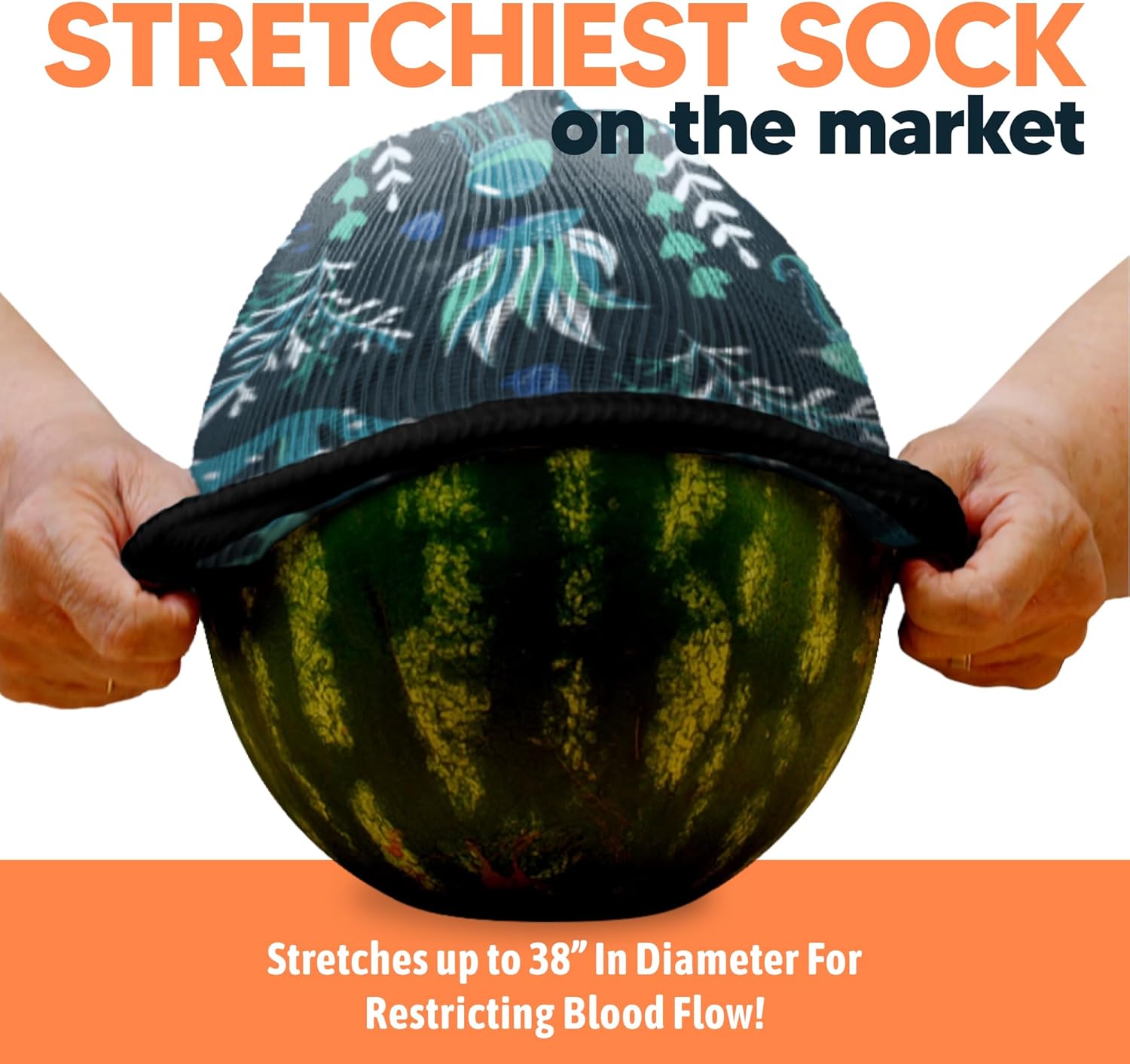 Viasox EasyStretch Diabetic Crew Socks for Men & Women, Non Binding Neuropathy Socks - Image 4