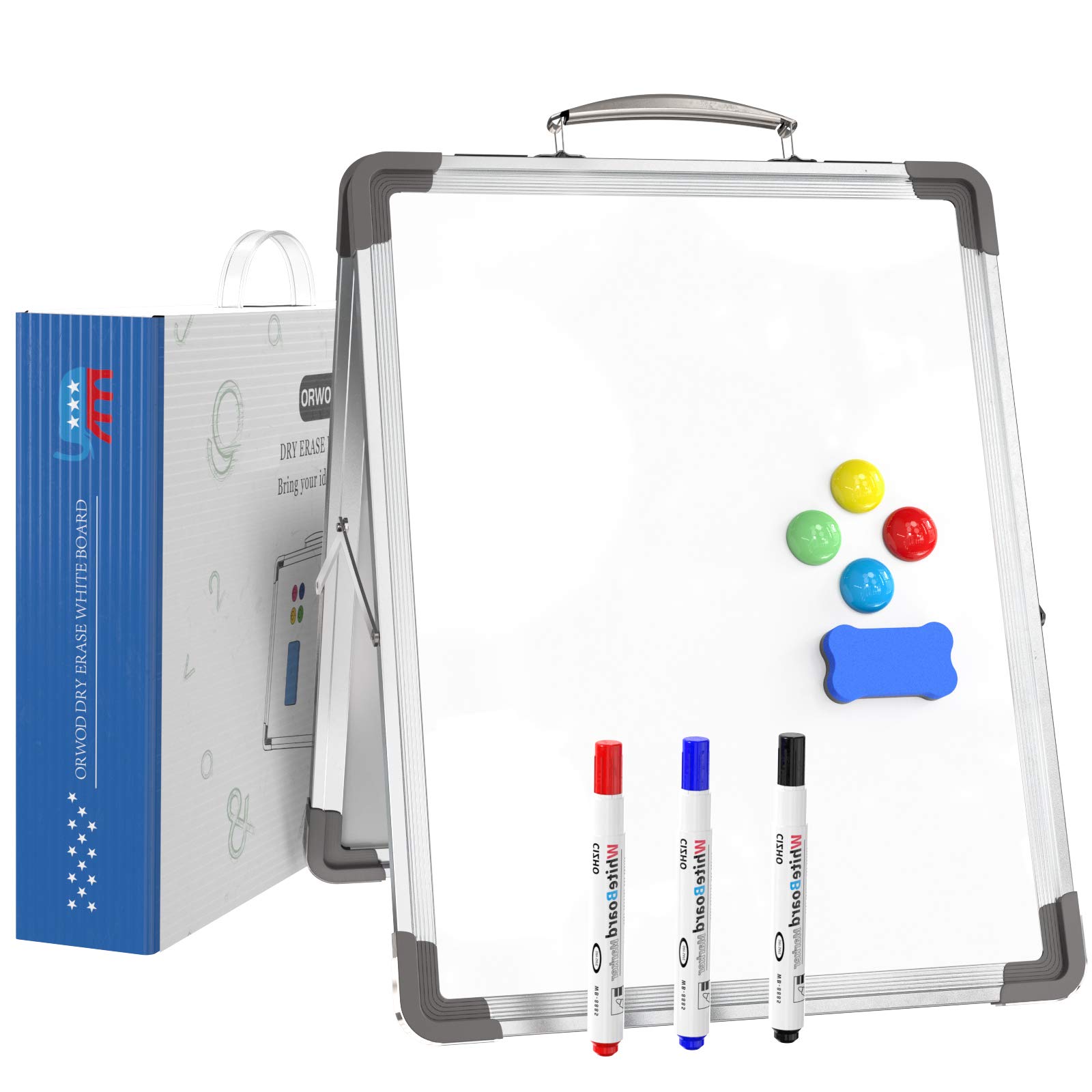 Buy Small Dry Erase White Board 12"X16" Portable Desktop White Board