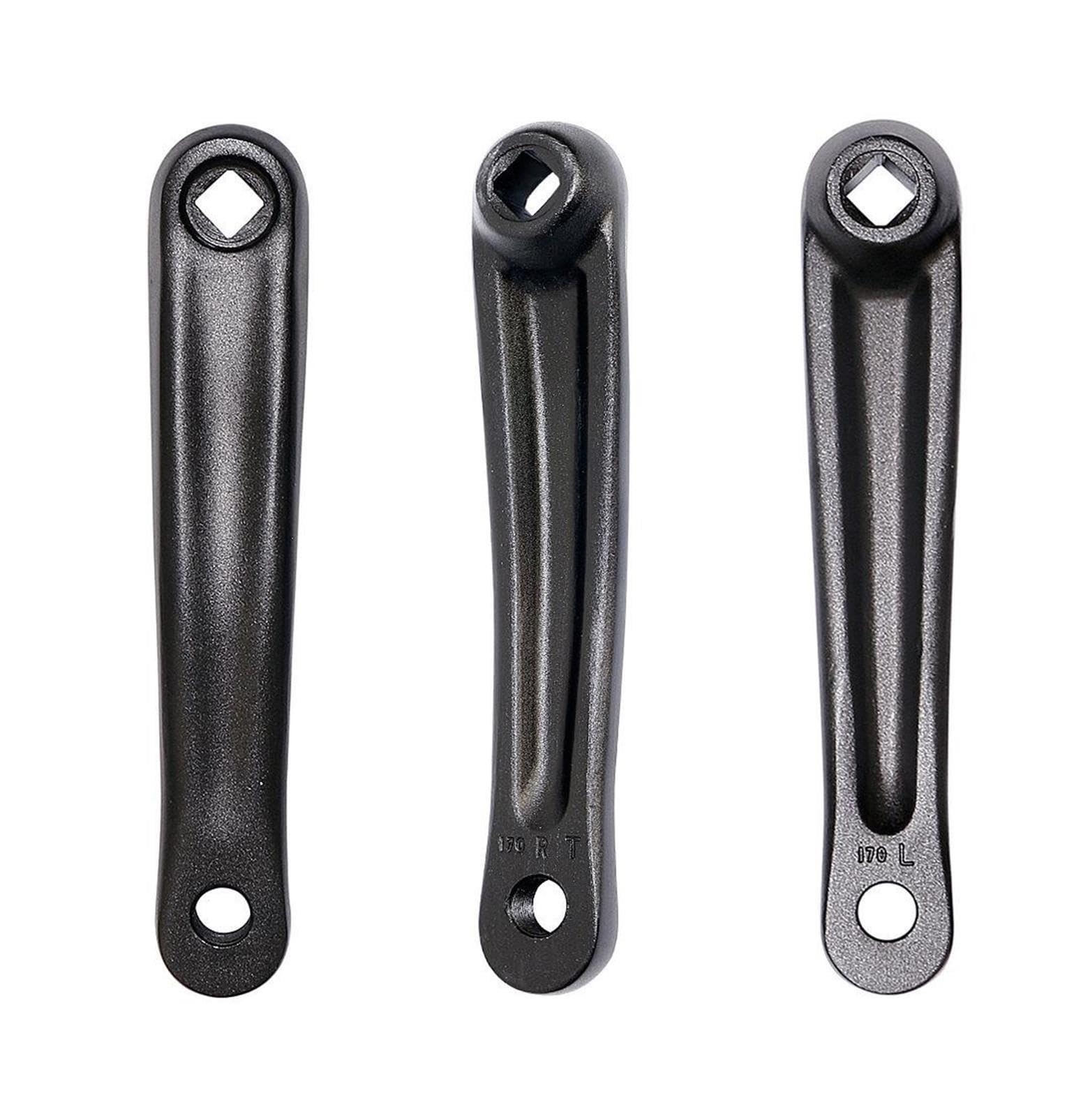 Genérico Brazos de biela Bici Ejercicio, 170mm izq. Der. rombo