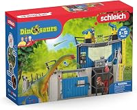 SCHLEICH Nagy Dinoszaurusz Kutatóállomás 72 részes játékszett 2 dinóval és Maxx kutatóval, 4-12 éves gyerekeknek 9