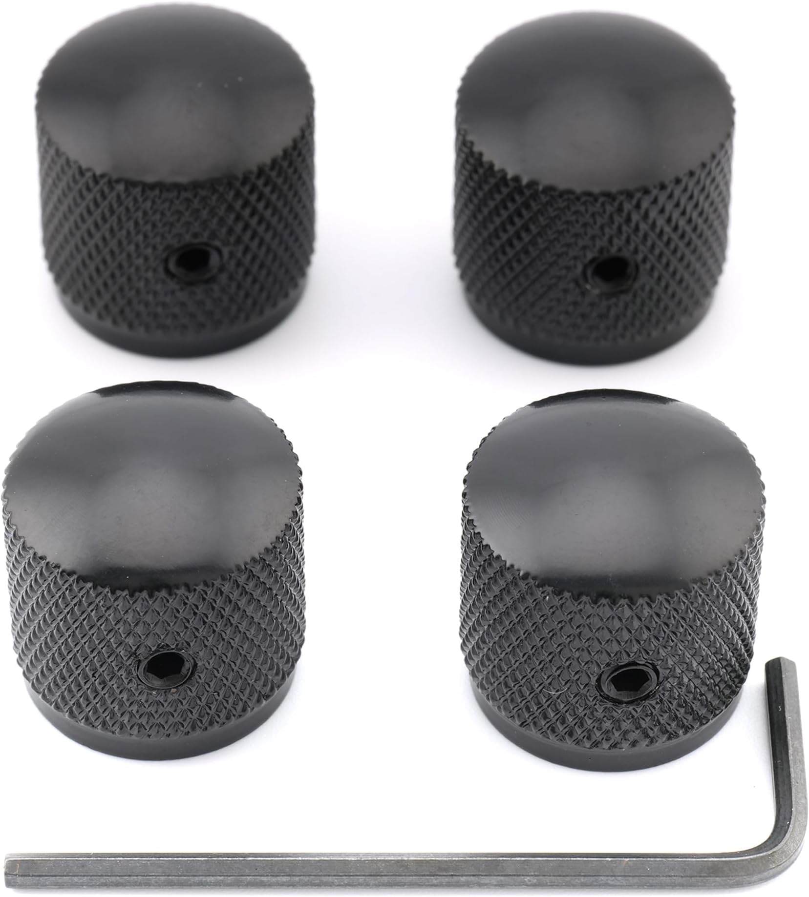 Musiclily Metric 6mm Metal Guitar Dome Knobs Volume Tone