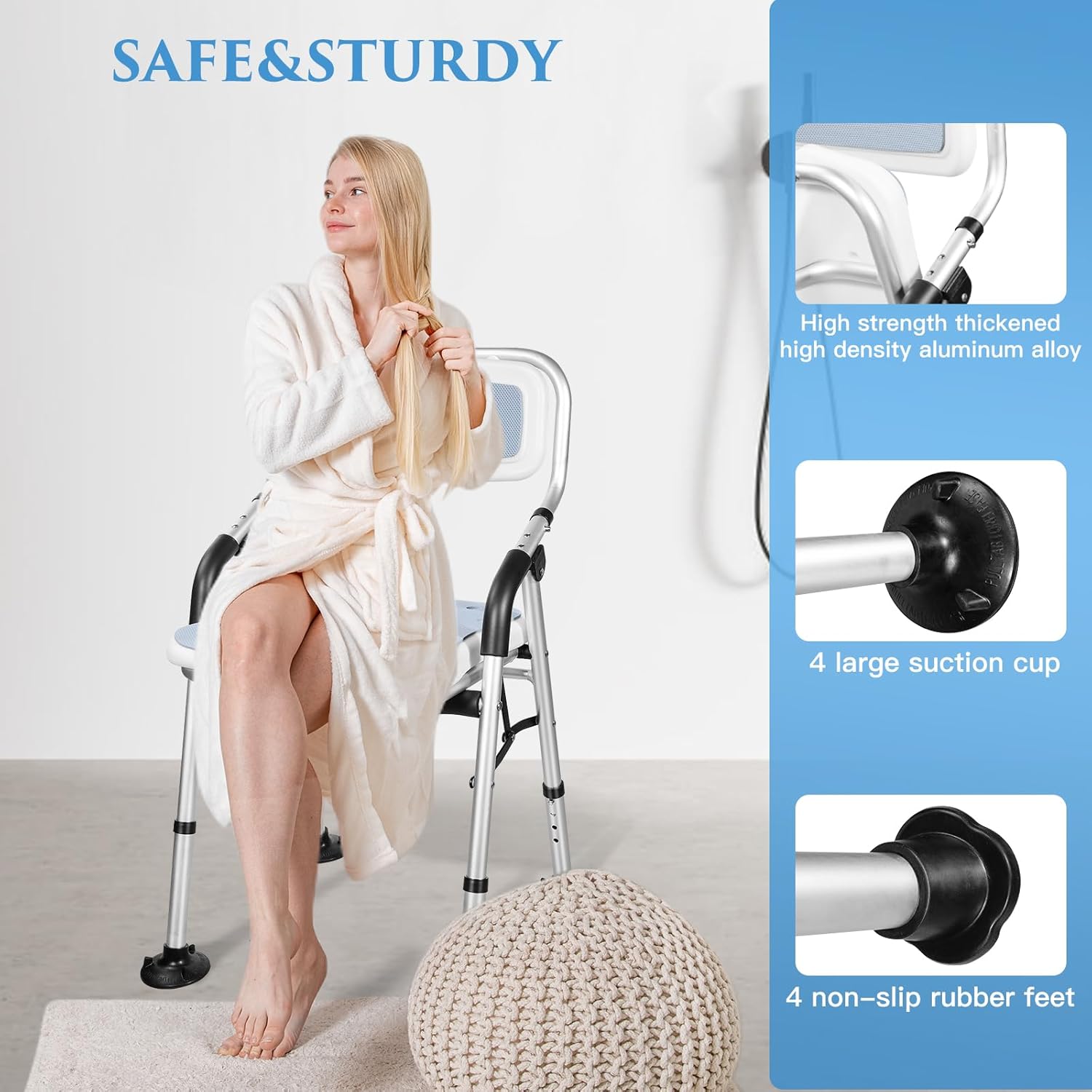 Foldable Shower Chair, Upgraded U-Shape Private Ghana Ubuy