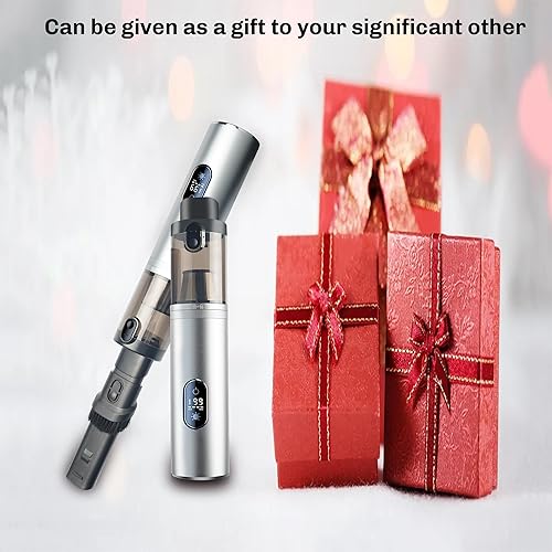 Miniatura 6 de Car Vacuum Portable Cordless, 2 Modes for Suction, 14000PA Vacuum and Hand Blower 2 in 1 with LED, Low Noise Rechargeable Mini Handheld Vacuum for