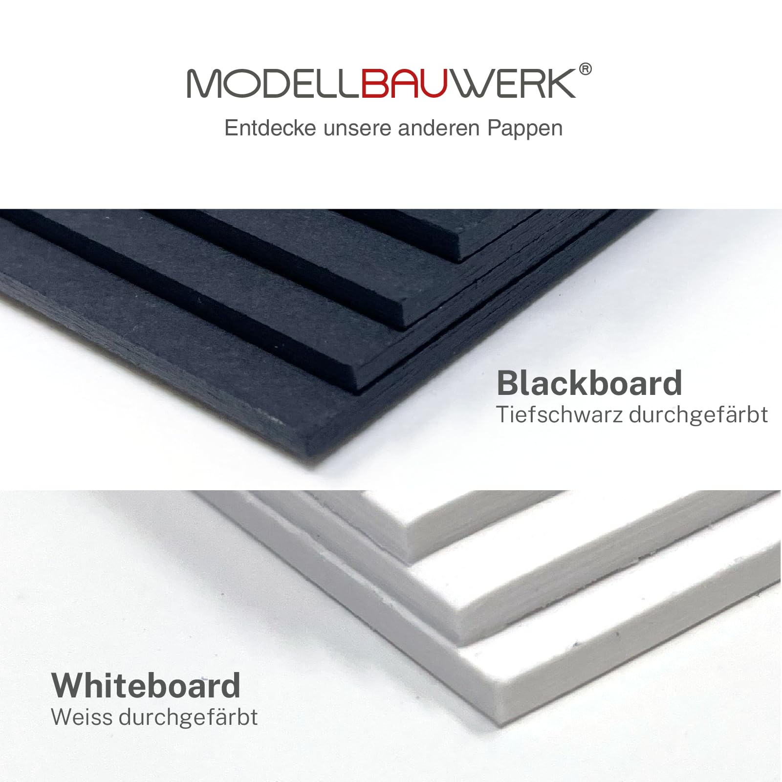 10 Blatt Finnpappe 50x70cm | 3mm Stärke | Modellbauwerk® | für Modellbau und Bastelarbeiten | Architektur | Studium | Material | Diorama | Holzpappe | Kreativ sein