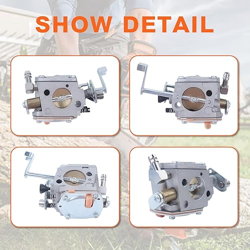 Miniatura 5 de Tillotson HS-284F, kit de carburador, para Wacker BS500 BS500S BS600 BS600S BS650 para motosierra