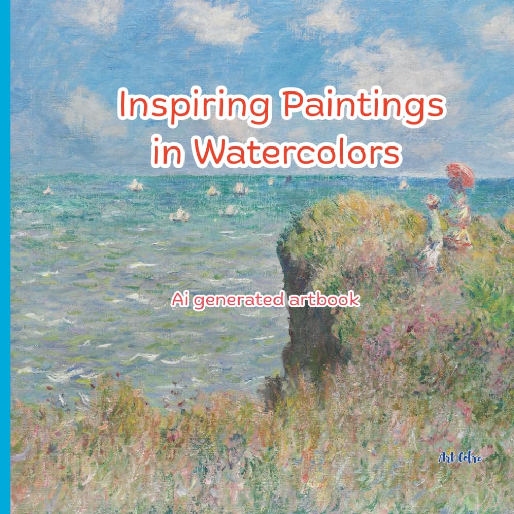 Inspiring Paintings in Watercolors: Ai generated art book (Art Books for Art Students and Art Lovers)