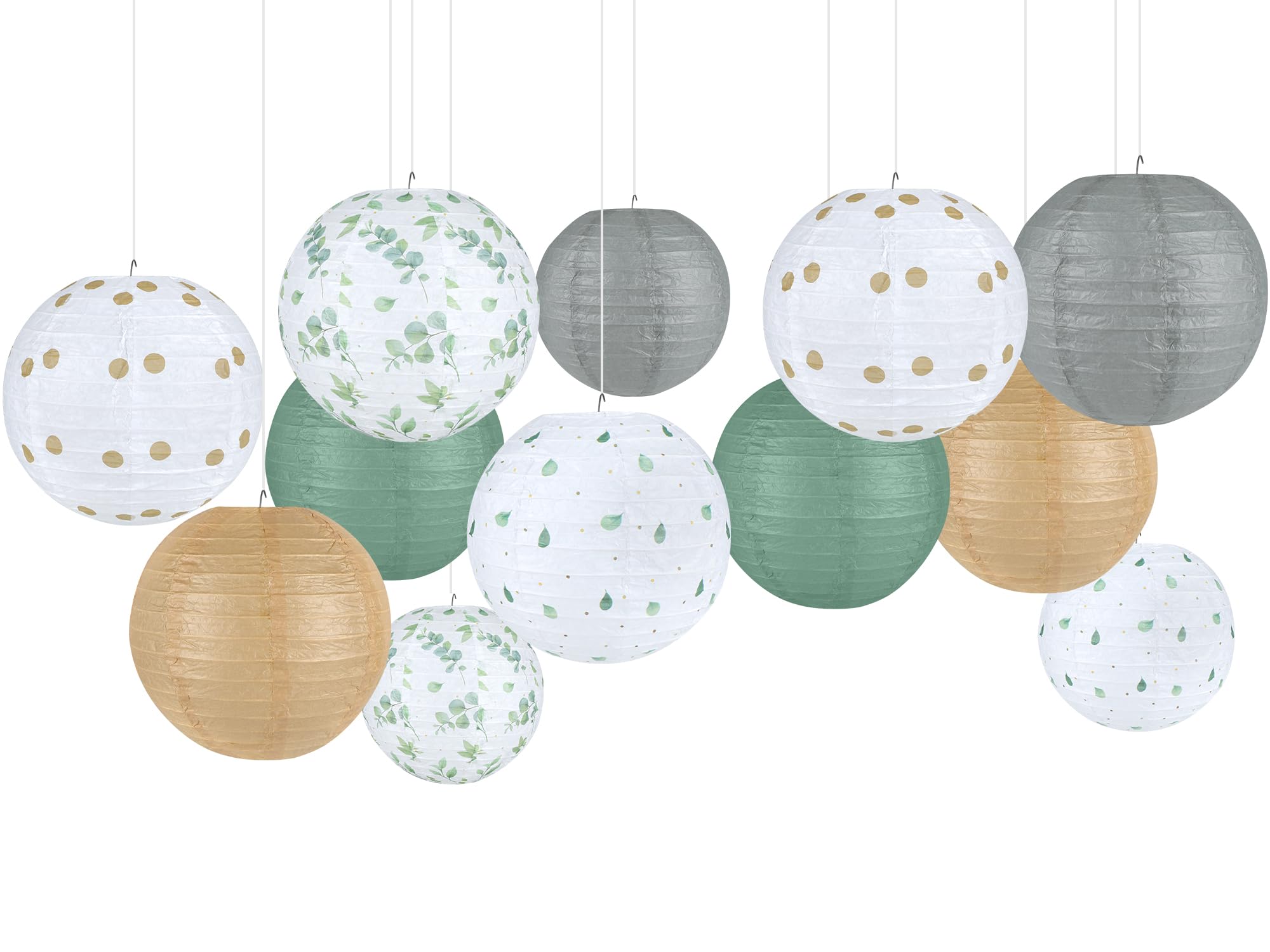 Baquler Papierlaternen Zum Aufhängen - Buntstift-Design, 25,4 Cm, 12 Stück - Deko Für Klassenzimmer, Party, Schulanfang