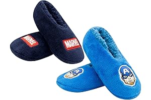 Boys' Superheroes Slippers and Socks Combo