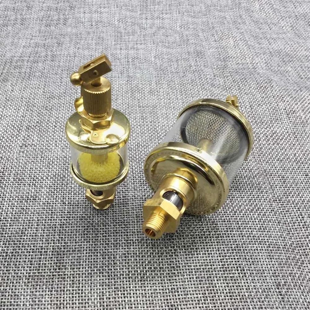 1 copa de aceite con válvula de aguja de precisión (rosca macho BSP de 1/8", 1/4" y 3/8"). Aceitera de goteo ajustable for tornos y fresadoras.(3/8"x400mL)