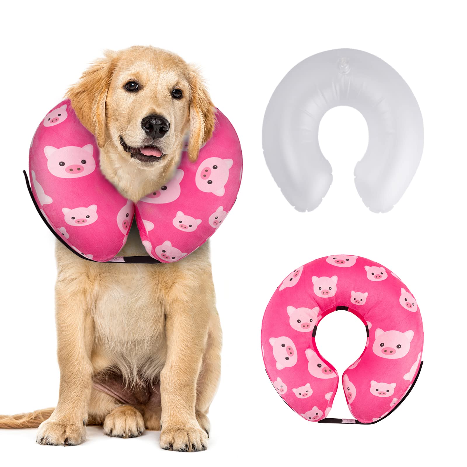 CuteBone Dog Recovery Cone for Small Medium Dogs &amp; Cats