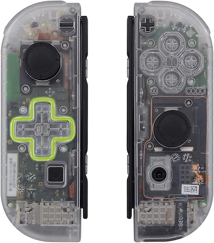 Miniatura 4 de eXtremeRate - Placa trasera para consola Nintendo Switch carcasa NS Joycon versión D-Pad con botones completos carcasa de repuesto para Nintendo
