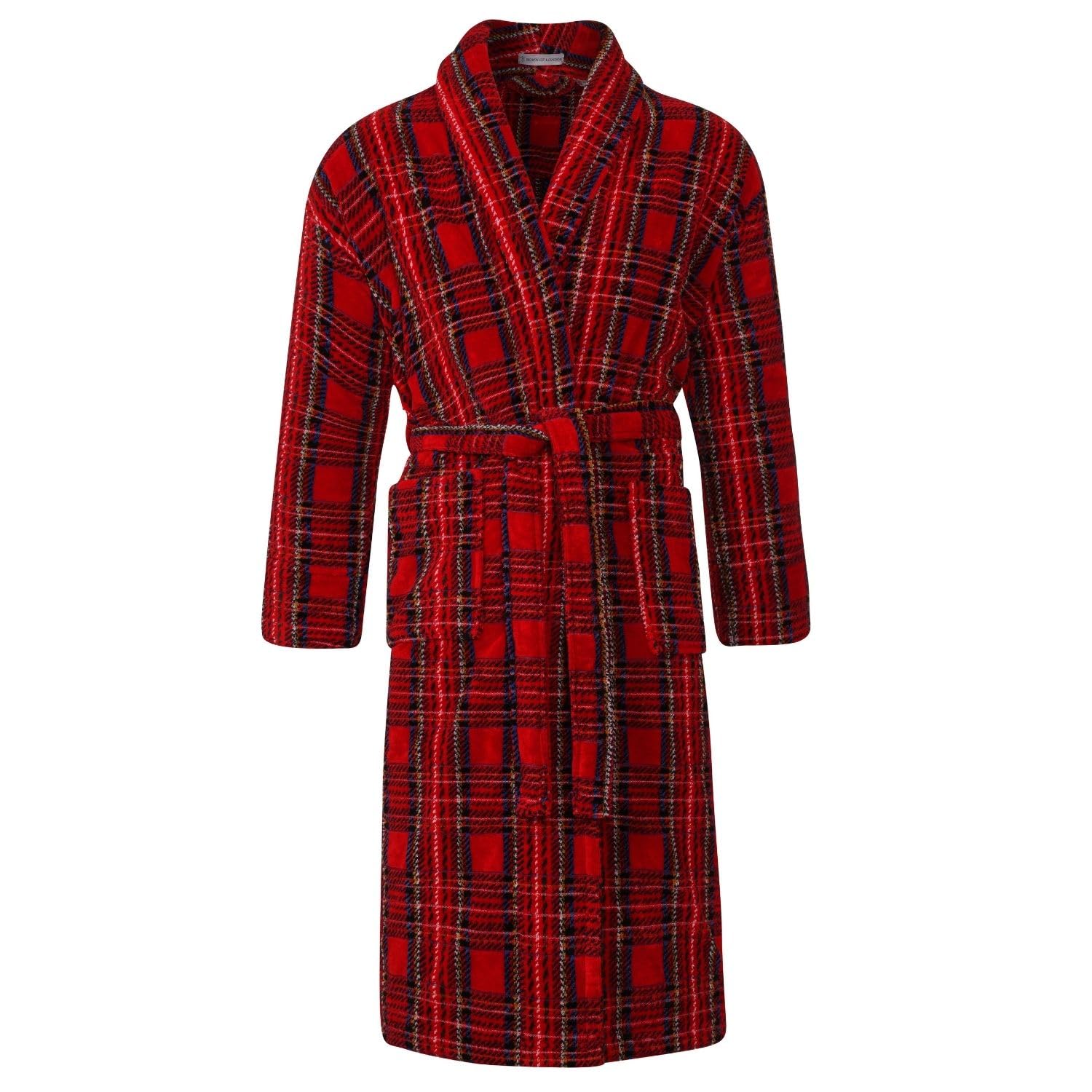 Bown Of London Men's Multicolour British Bathrobe - Highland (Xl)