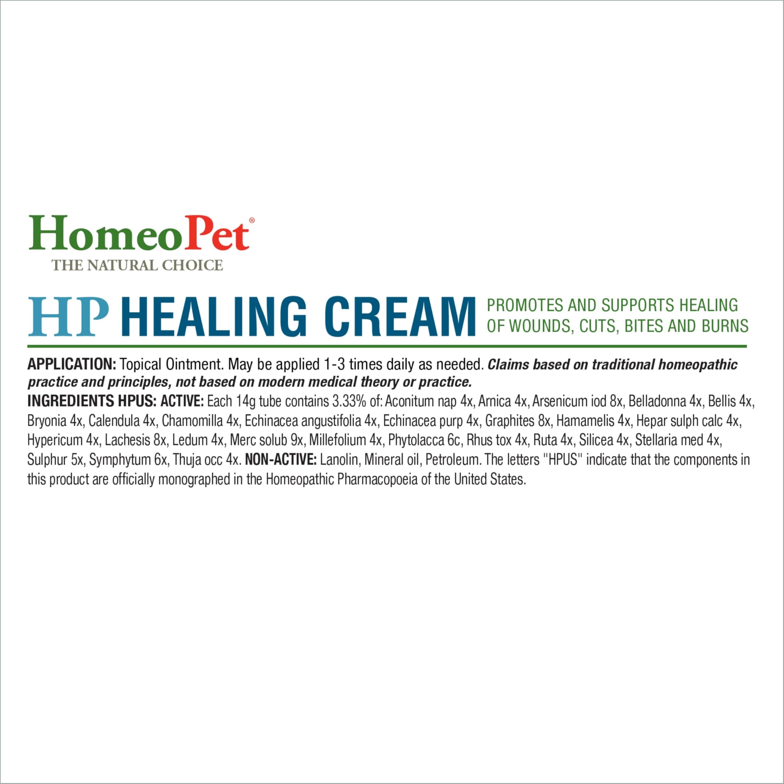 HomeoPet Healing Cream