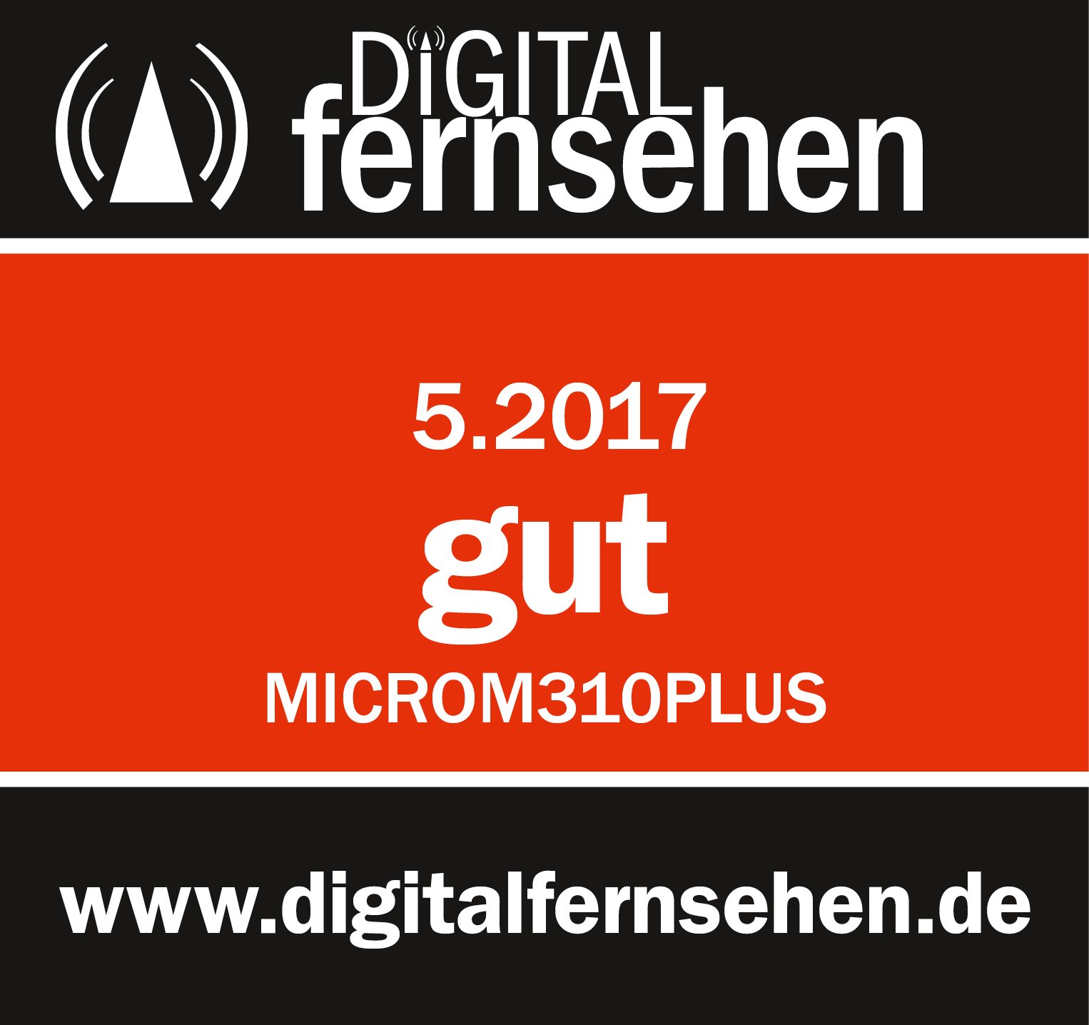 m310plus inkl. 16GB USB Stick HDTV Sat Receiver schwarz