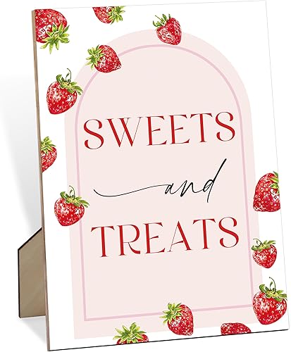 Miniatura 10 de Decoraciones de fresa para baby shower, pañales nocturnos para baby shower, 1 letrero de madera rosa y 12 bolígrafos, divertidos juegos de Pañales