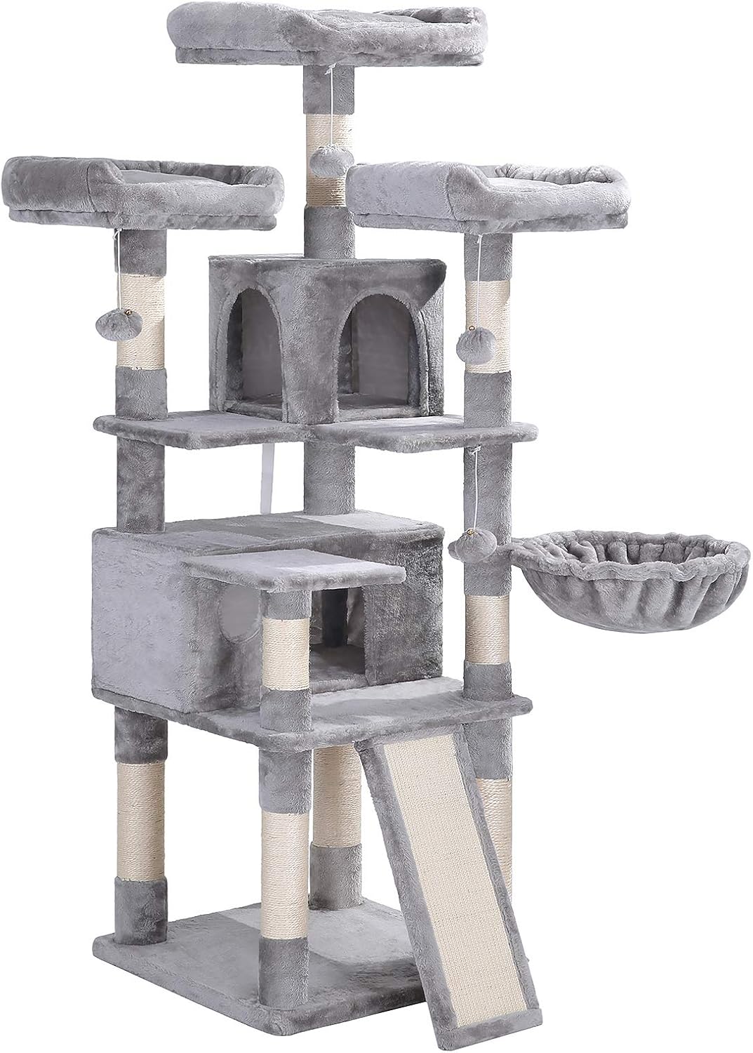 gray cat condo