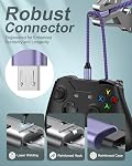 PS4 Câble de recharge avec double contrôleur USB Bloc chargeur – Micro USB Câble pour PS4 Slim/Pro, DualShock 4, Contrôleur S/X Xbox One, Kindle Fire Stick, Alimentation de jeu (Cord micro-USB) + Adaptateur mural pour PS4 Slim/Pro, DualShock 4, Xbox One Cont S/X