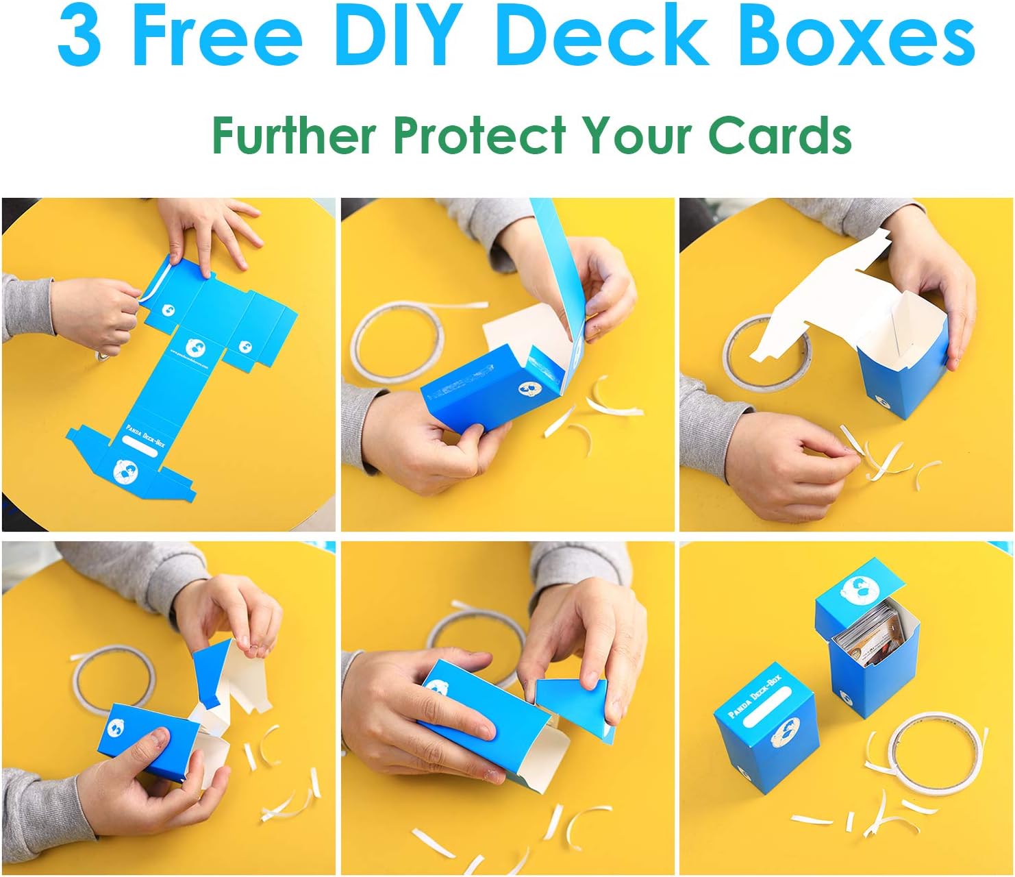 DeElf 1000 Bulk Clear Card Sleeves for Playing Card Standard Size Trading Game Fit MTG Baseball and Sport Cards Acid Free Enhance Penny Protector