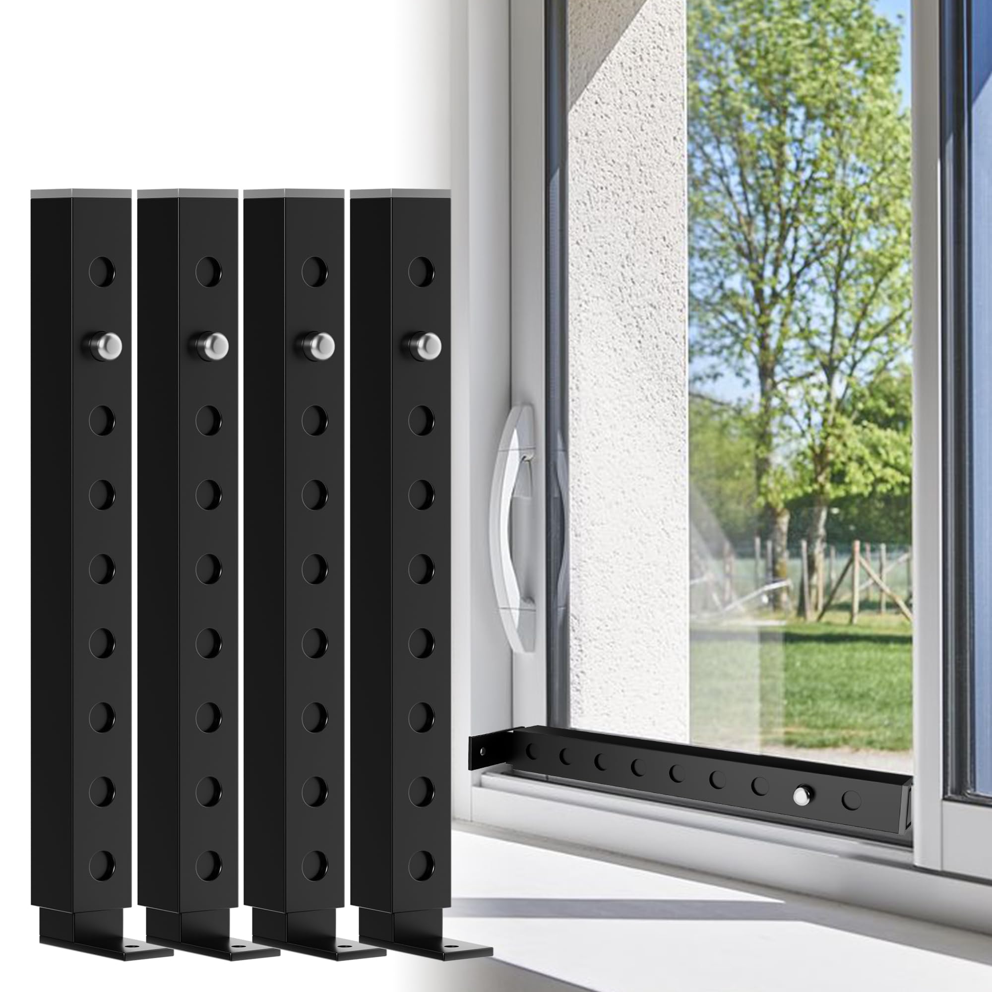 ZhouDaShu Adjustable Window Lock Bars