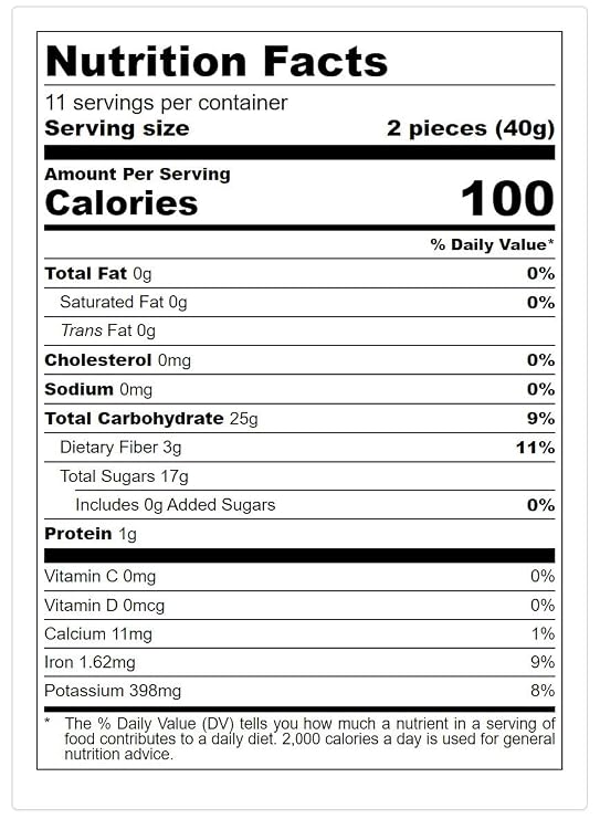 Bella Viva Orchards Dried California Yellow Nectarines, 1 lb of Dried Fruit