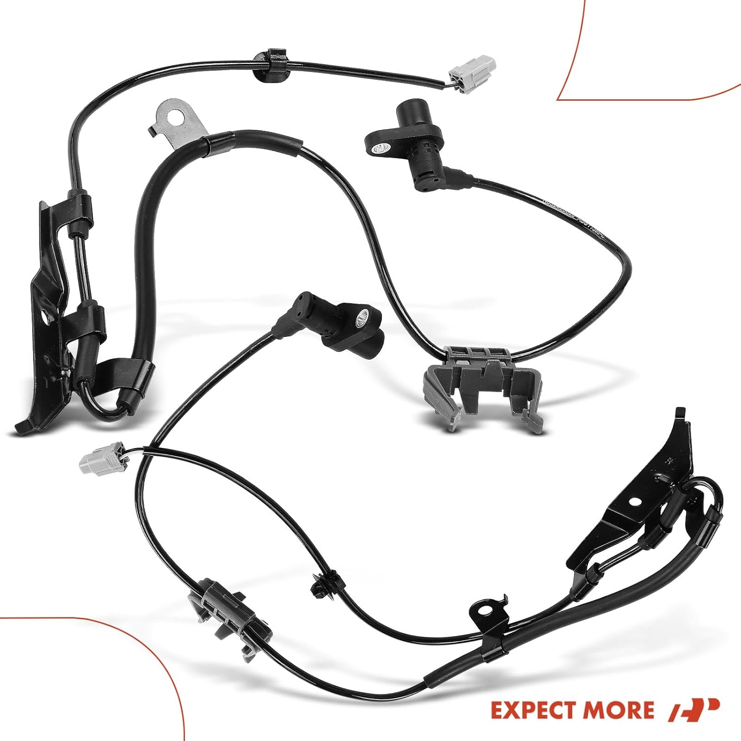 A-Premium ABS Wheel Speed Sensor Compatible with Toyota Models - Sienna 1998 1999 2000 - Front Driver and Passenger Side, 2-PC Set, Replace# 8954245010, 8954345010