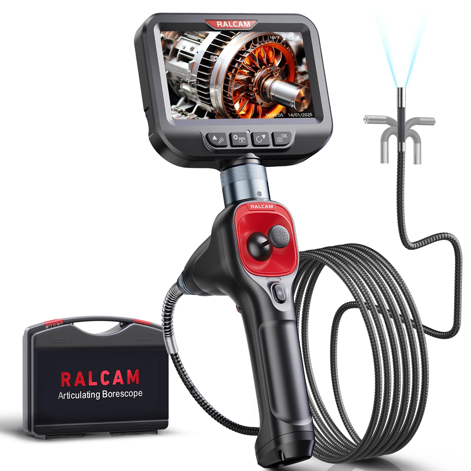 Ralcam 4-Way 180° Articulating Borescope