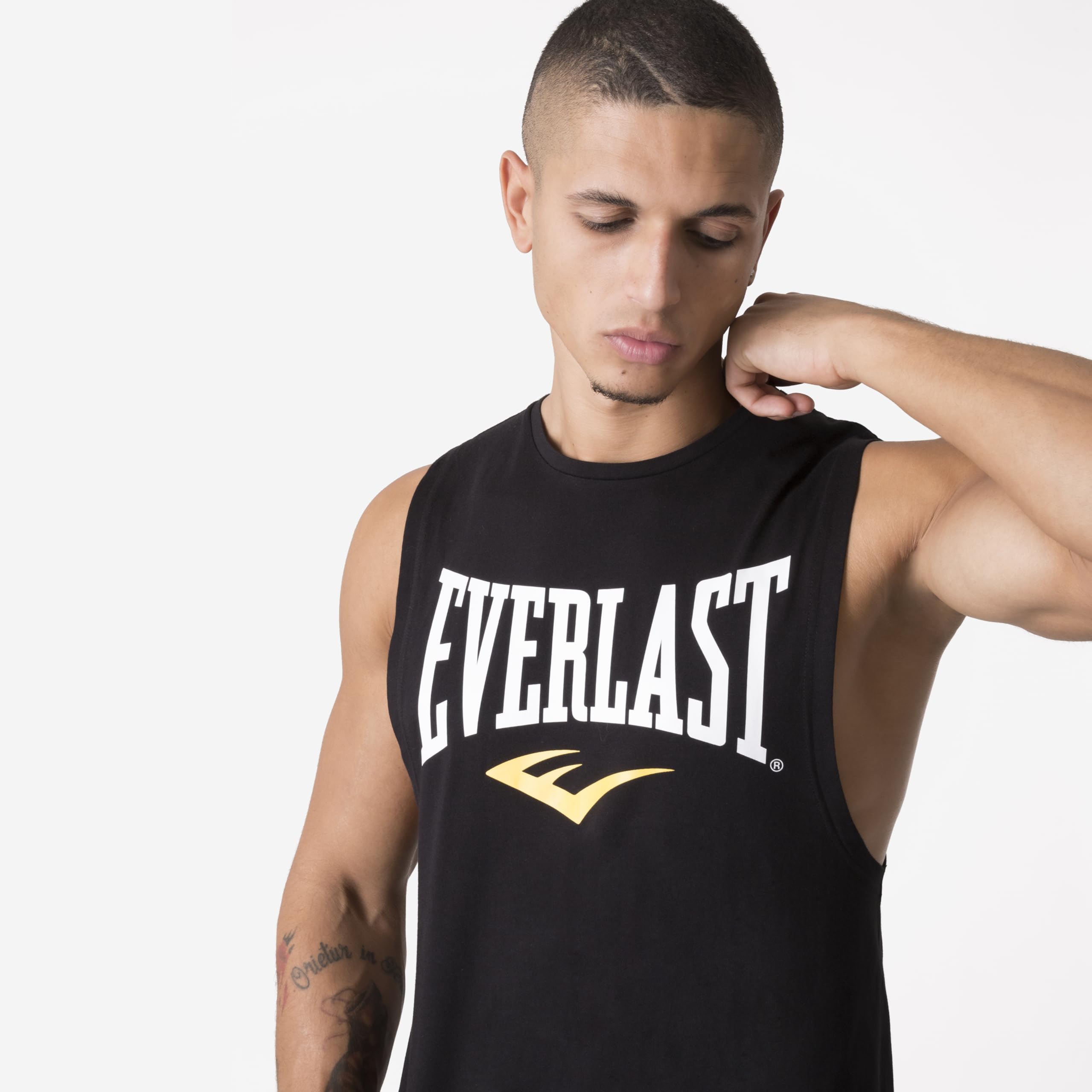 Everlast 2000 Black Tank Top Hombre (Pack de 1)