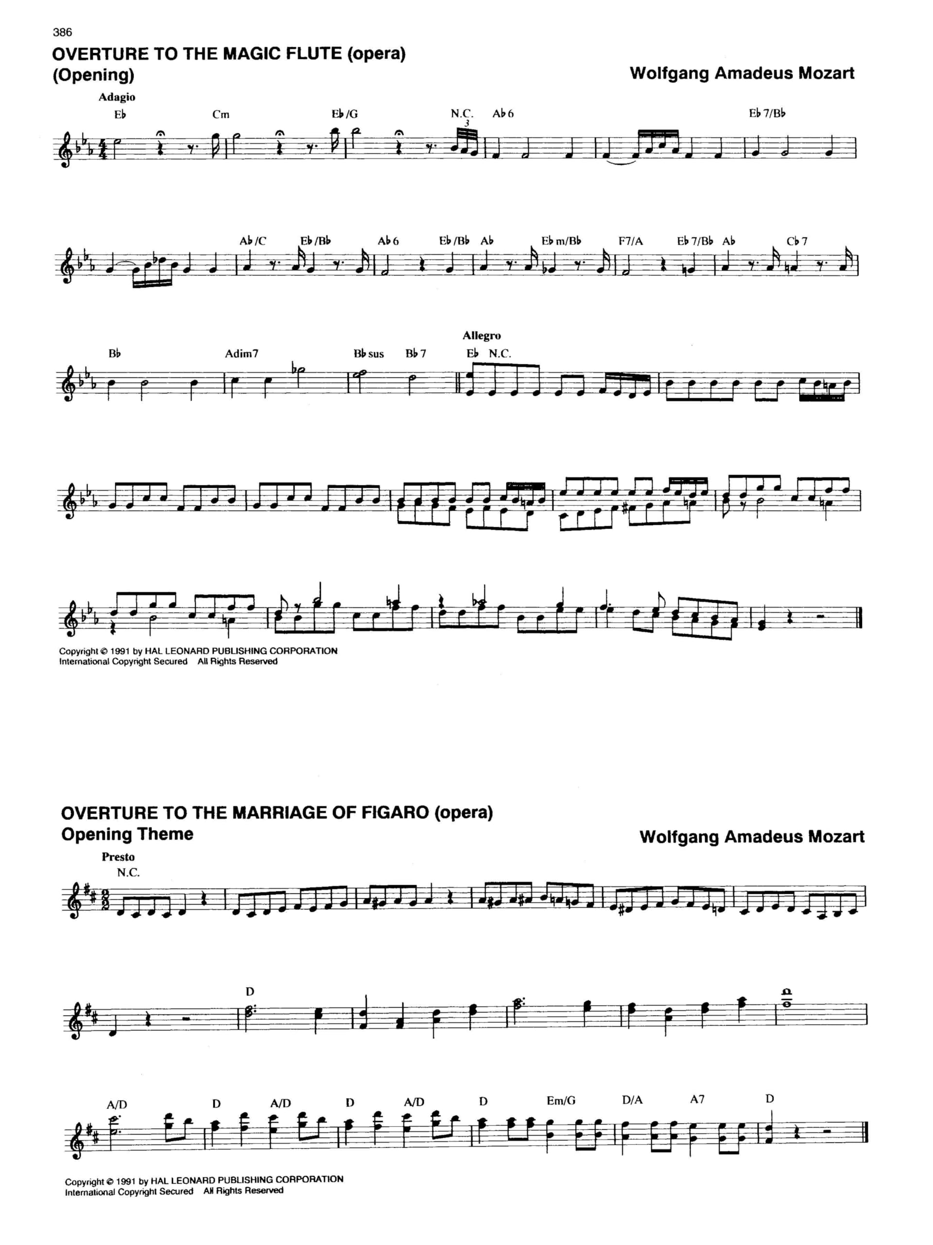 Classical Fake Book: Over 850 Classical Themes and Melodies