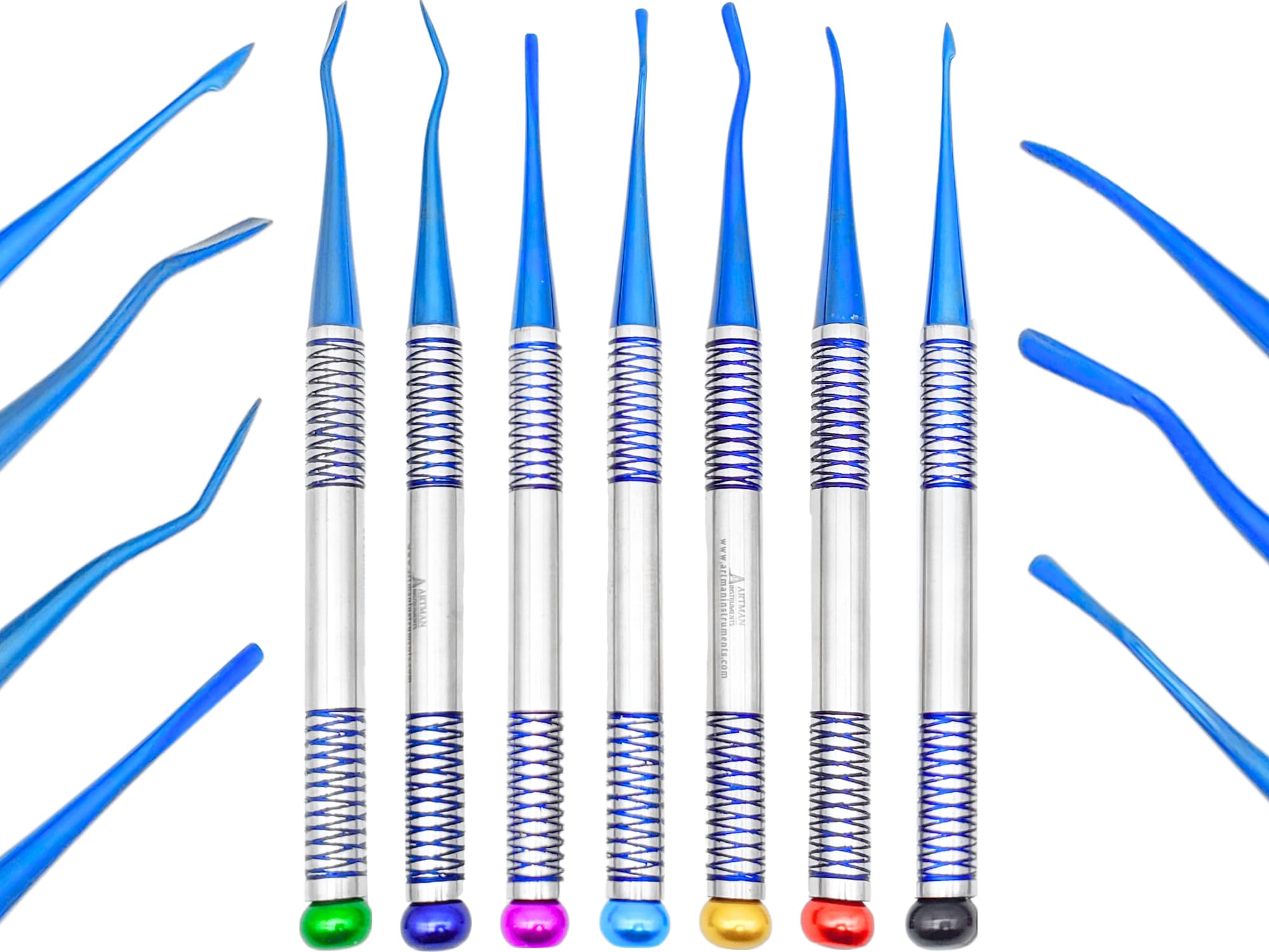 Mini Root Elevator Proximators Luxating Elevators PDL Root Elevators 7 Pcs Dental Instruments