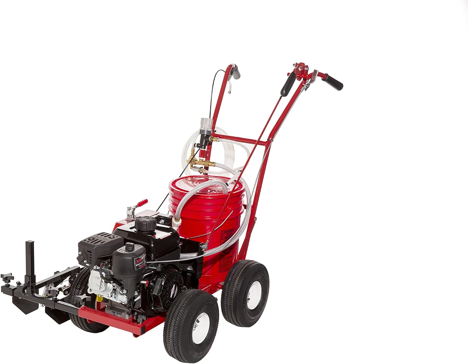 Newstripe EcoLiner SP Self-Propelled Field Striper (Part# 10004621) | Field Use Only | Heavy Duty 45psi Pump, Detachable Spray Gun, No Pressurized Tanks, 12V Battery | 2-Year Warranty | Made in USA