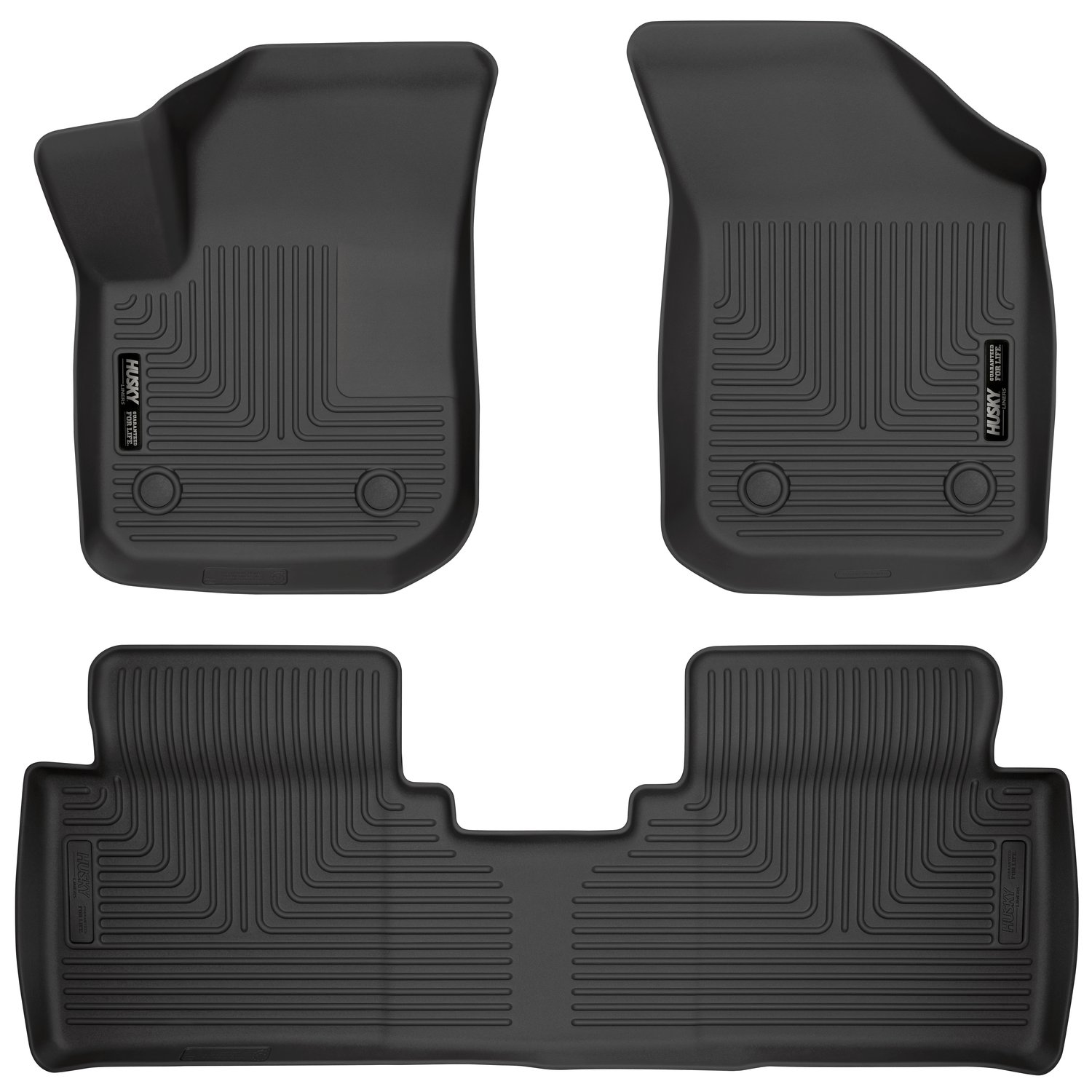 Husky Liners Weatherbeater Floor Mats Fits 2016 - 2020 Buick Envision Front 2nd Row 3-pc Black - 95111