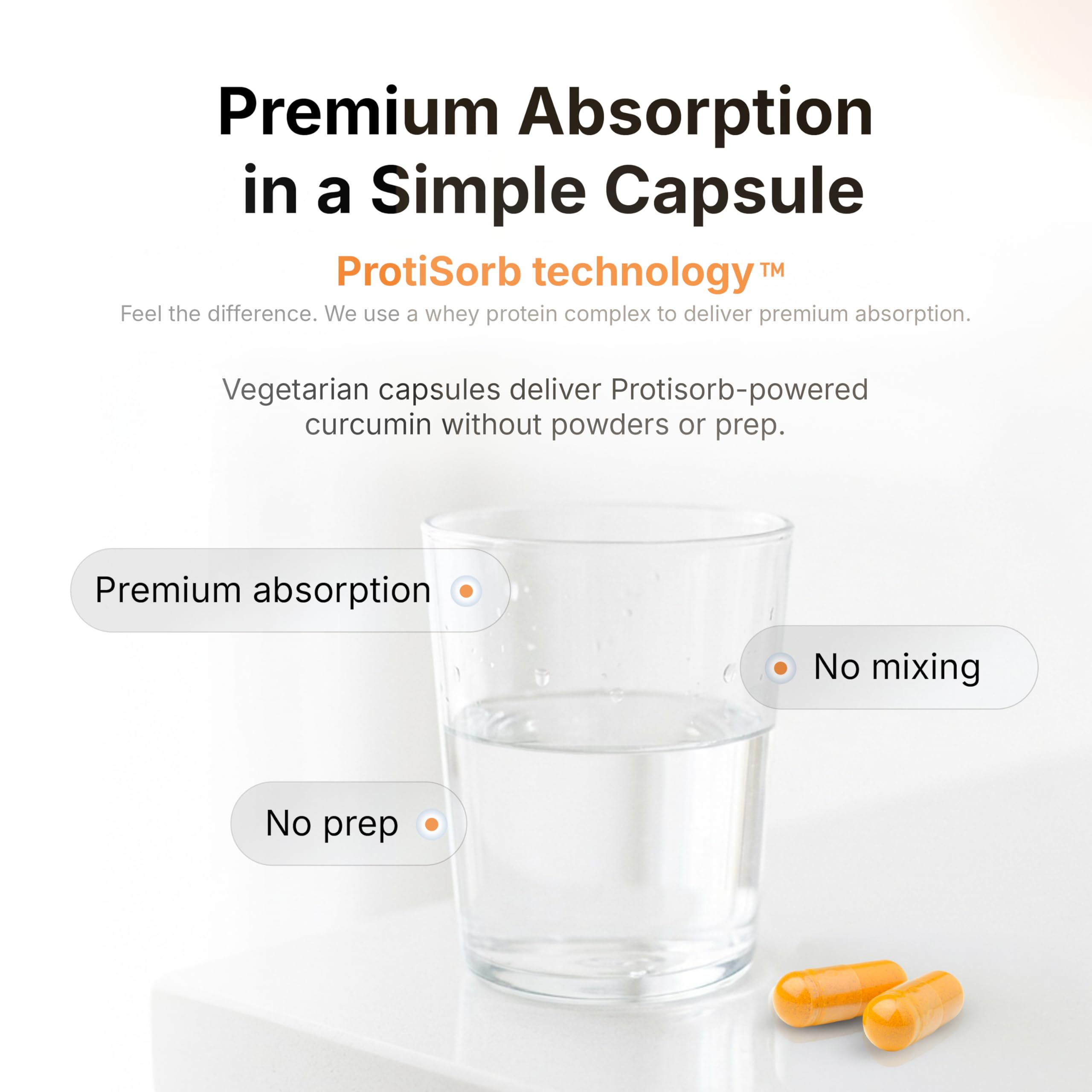 UltraCur Curcumin Complex Supplement - Ultra Bioavailable High Absorption Turmeric Curcumin Supplement for Joint, Muscle & Brain Support - Patented Protisorb for Premium Absorption – 120 Capsules — Amazon image 8