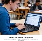 Lenovo IdeaPad Slim 1 15.6" Laptop, FHD Anti-Glare Display, AMD Ryzen 5 7520U, 8GB RAM, 512GB SSD, SD Card Reader, Wi-Fi 6, Windows 11 Home, Abyss Blue