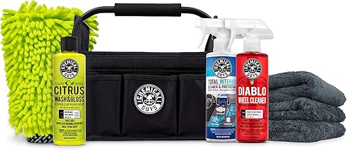 Chemical Guys HOL357CAD Clean & Shine - Kit de inicio de lavado de autos con cadillo, seguro para automóviles, camiones, motocicletas, SUV, Jeeps,
