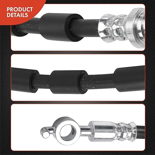 Miniatura 5 de A-Premium Manguera hidráulica de freno del pasajero trasero compatible con modelos Ford y Lincoln seleccionados - Edge 2016-2021, Nautilus