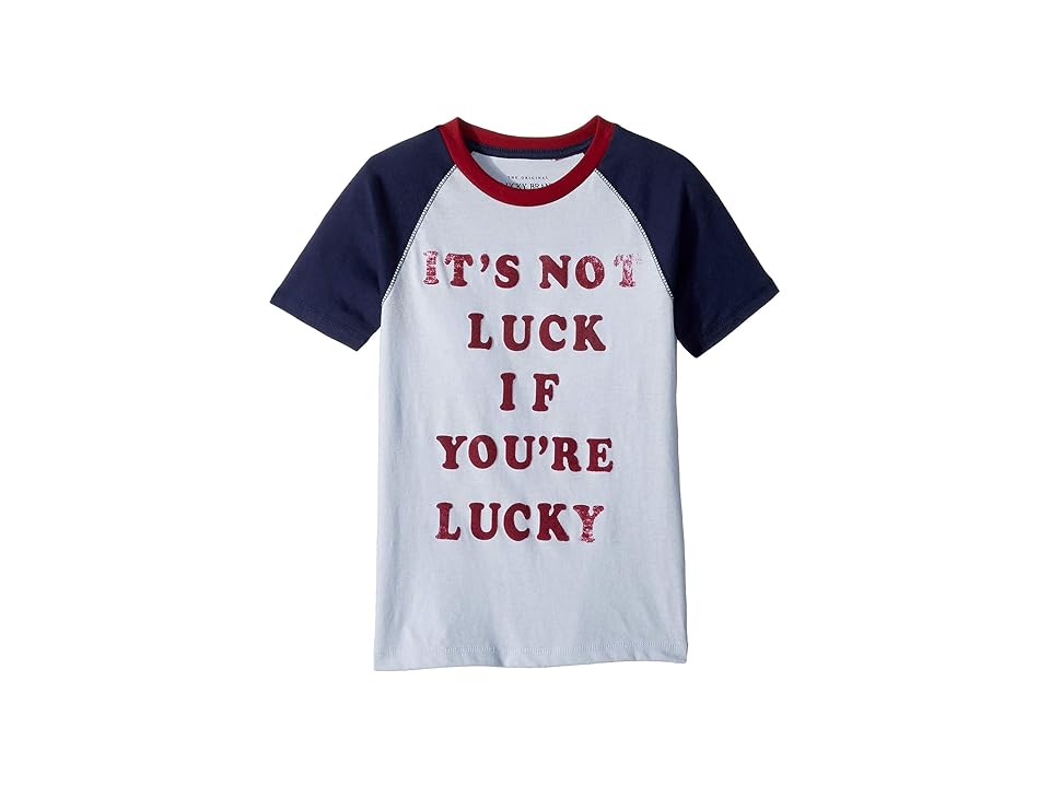 

Lucky Brand Kids Short Sleeve Graphic Tee (Little Kids/Big Kids) (Halogen Blue 1) Boy's T Shirt