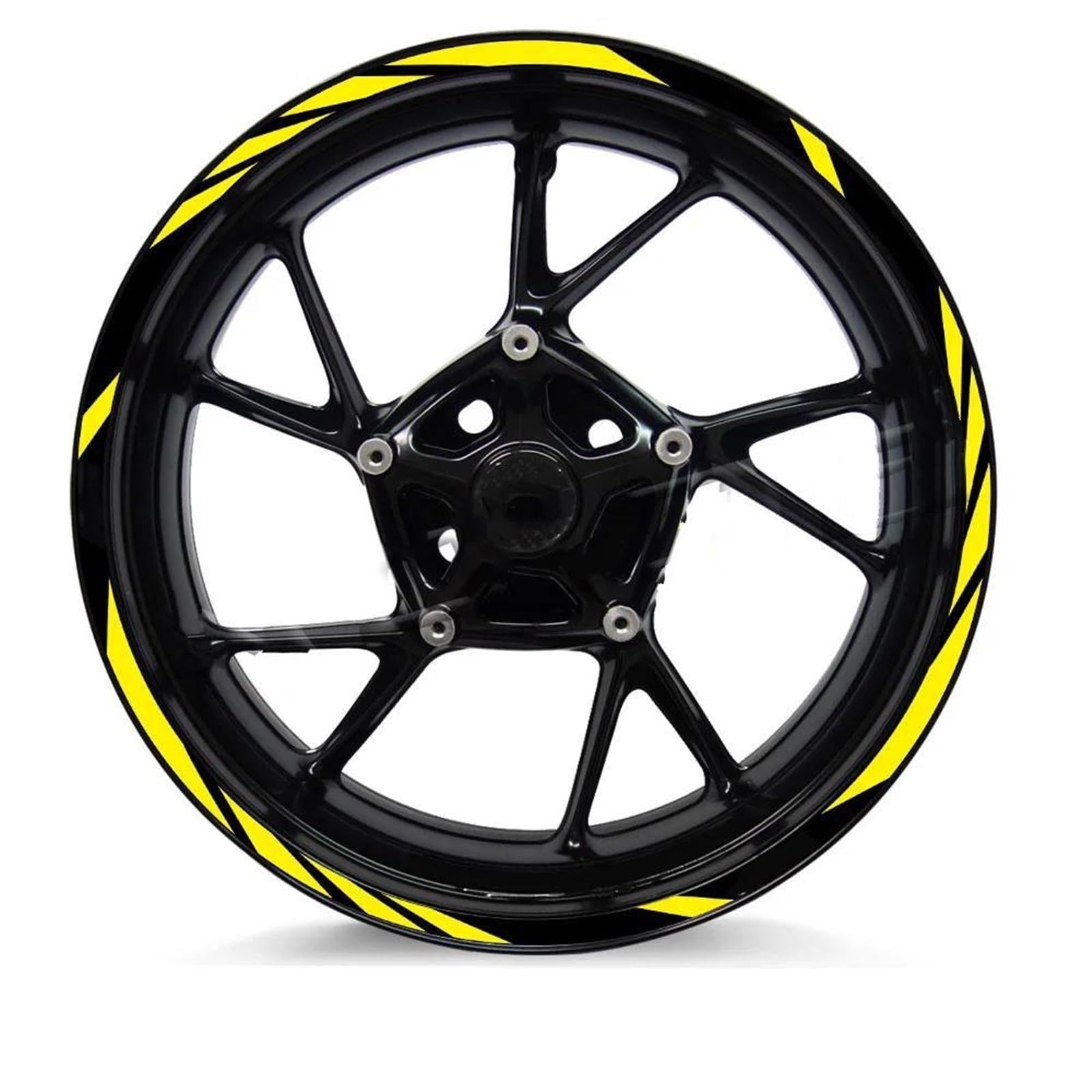 Motorcycle Wheel Sticker for Ducati for Hypermotard 950 for Diavel 1260 V4 for Multistrada 1200s Reflective Motorcycle Wheel Sticker Stripe Decal(17 Inch 010)