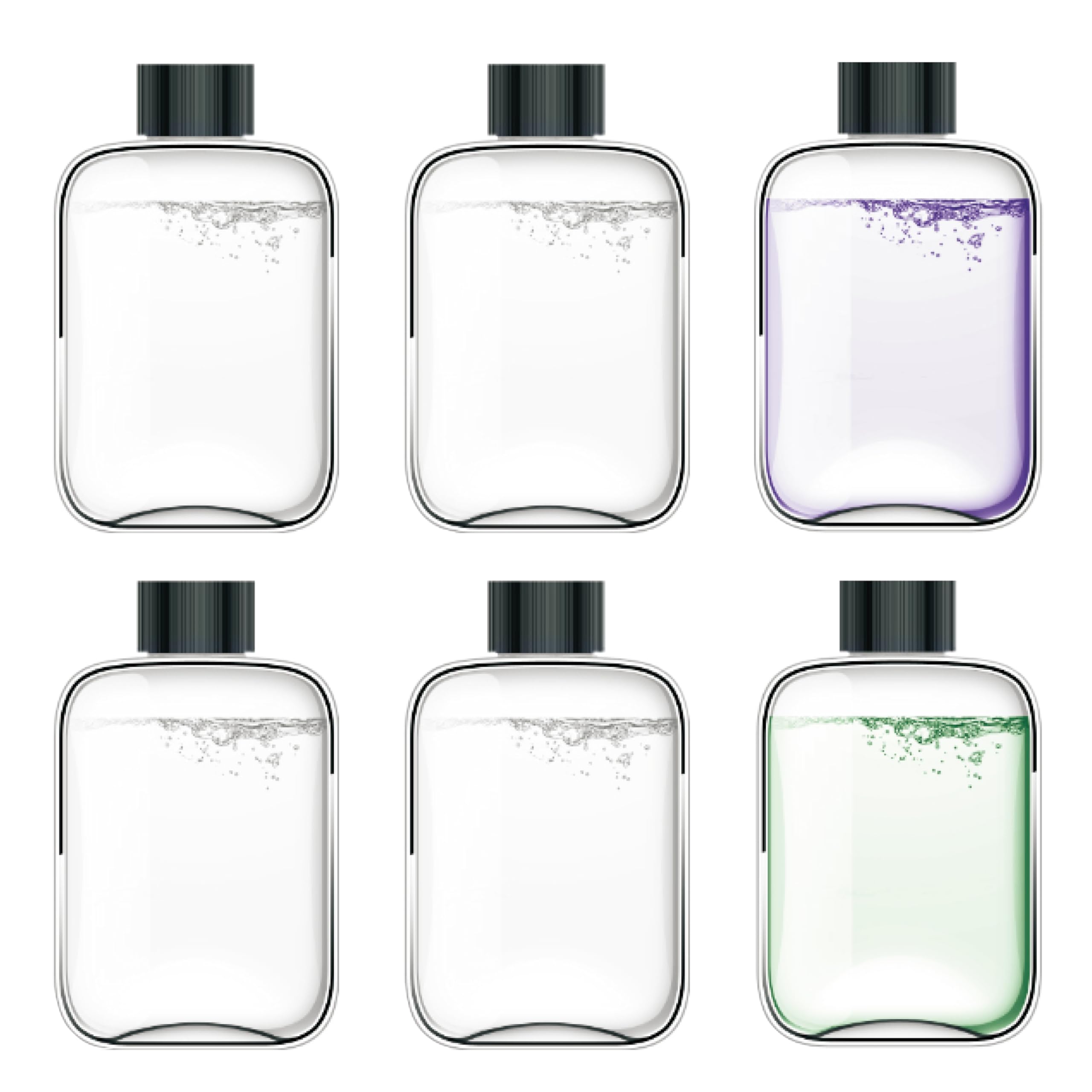 Natural Aromatherapy Oils for Diffuser, Relaxation & Stress Relief, 43ml x 6,for JD01 Diffuser