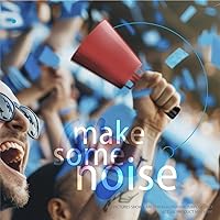 Vista 4 de Deke Home - Paquete de 2 cencerros de acero de 10 pulgadas con asa, fabricantes de ruido fuerte para fútbol, deportes, fiestas, competiciones