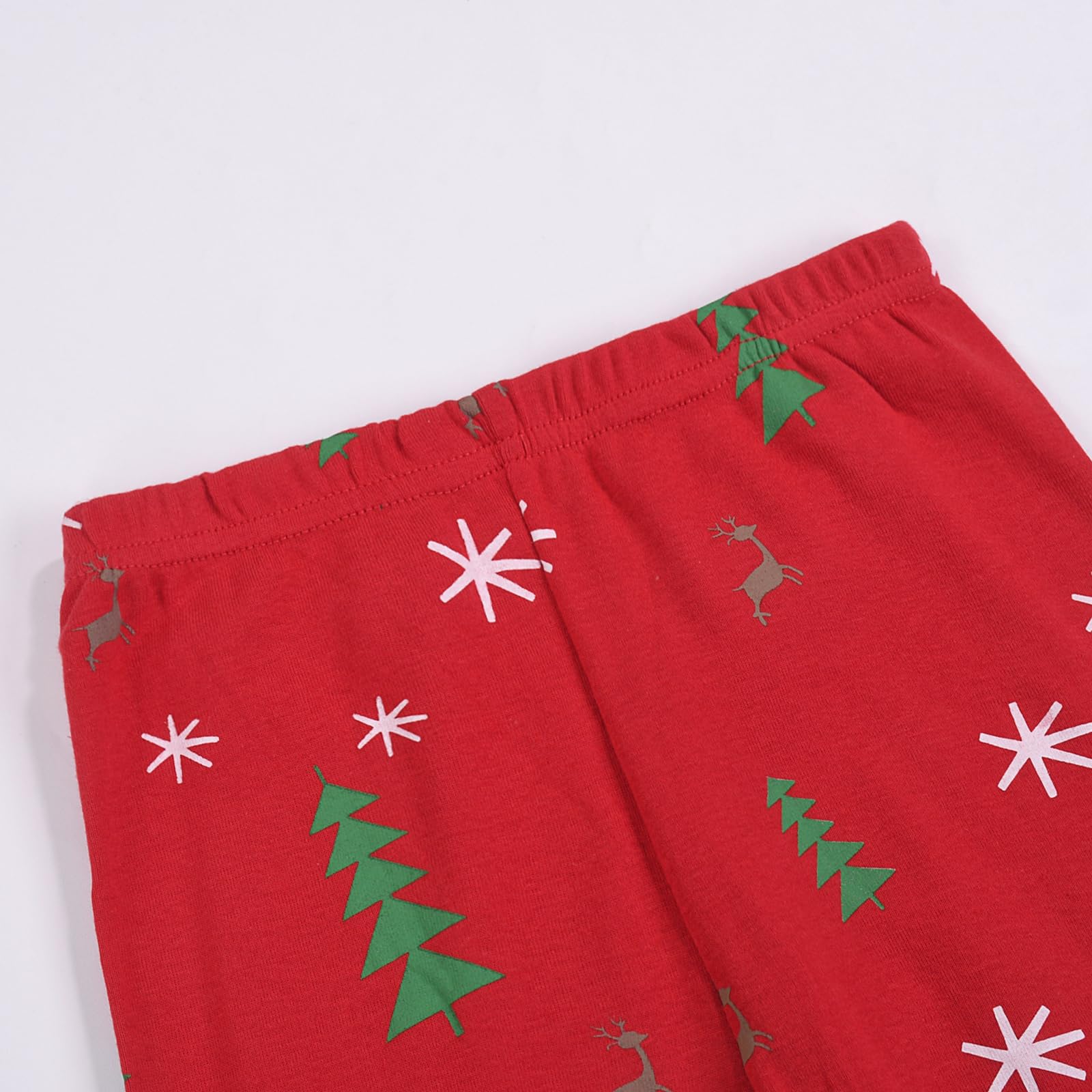 Gumyoss Pigiama di Natale per Bambini Pigiama per Bambine Maniche Lunghe Cotone Due Pezzi 2-12 Anni