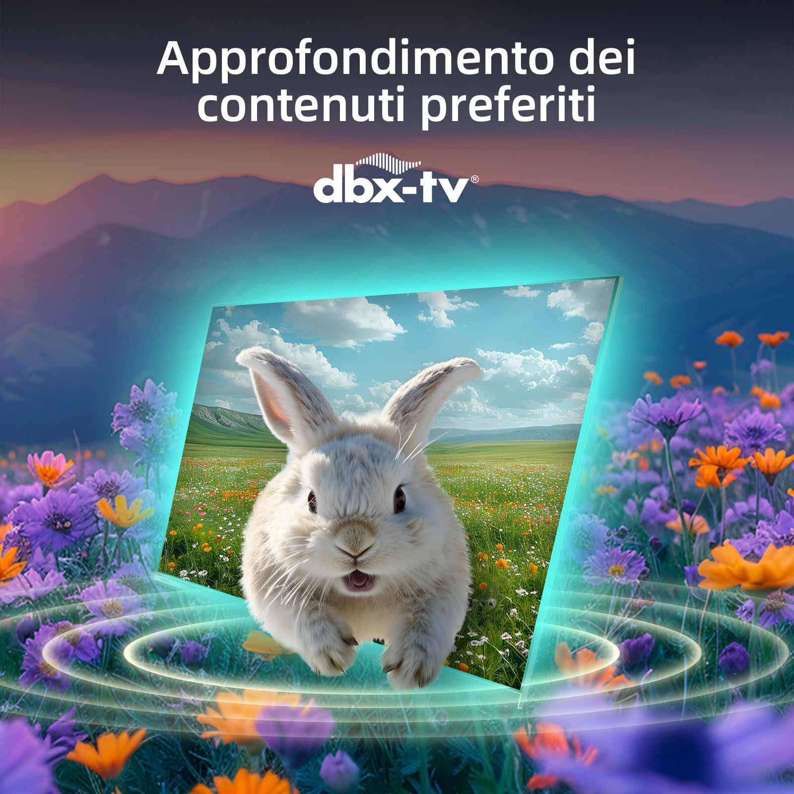 CHiQ 32QA10 32 Pollici QLED Full HD Smart TV HDR10, Dolby Audio, HEVC Main 10, Chromecast Integrato Triplo Tuner (DVB-C/T/T2/S/S2), Nuovo Modello
