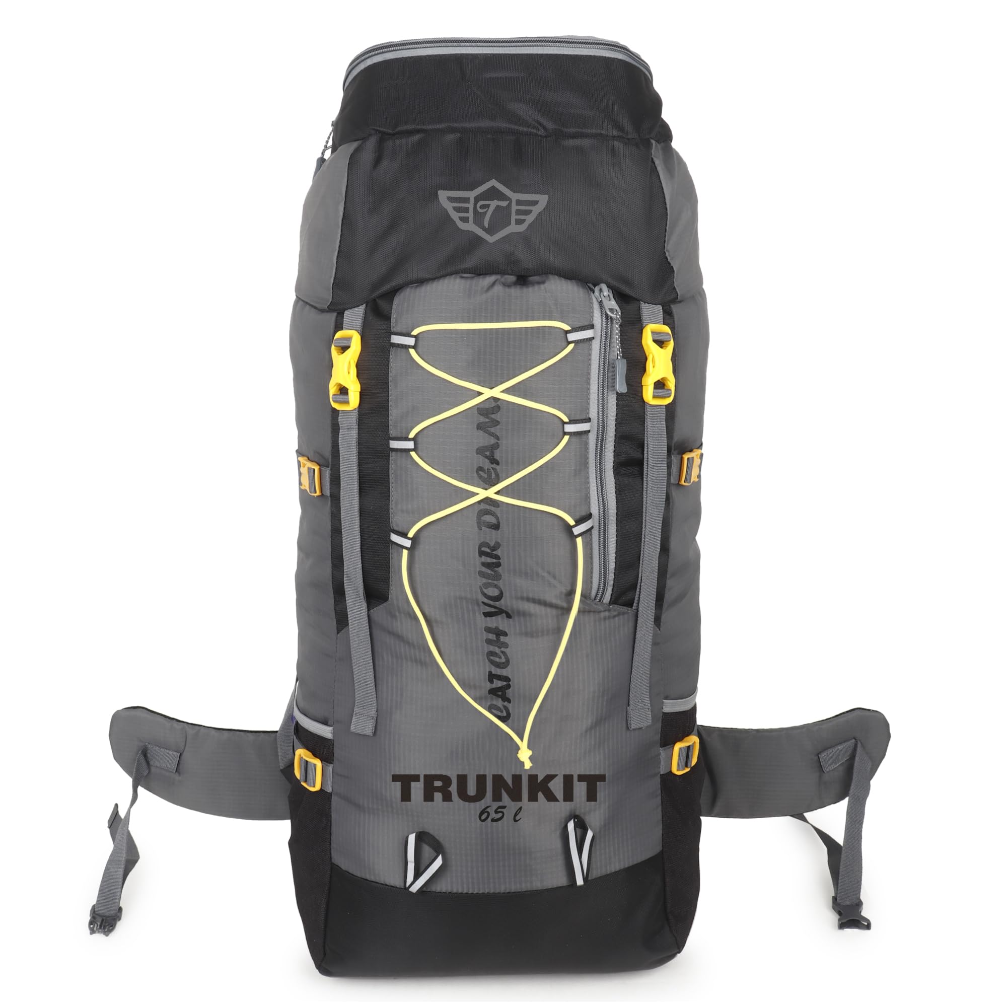 Trekking Bag For Hiking/Camping/Outdoor Sports with Rain Cover Rucksack-image-44