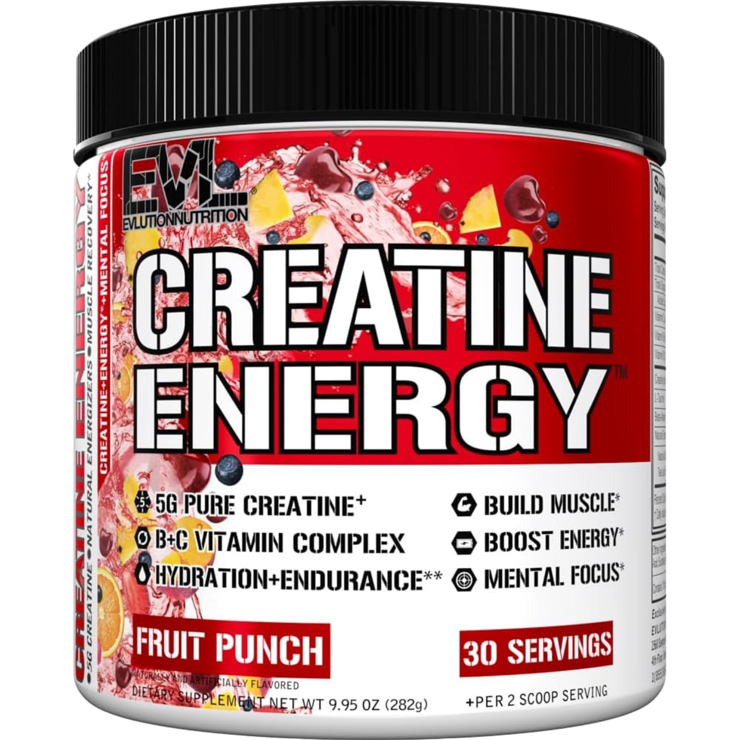 EVL Creatine Energy Powder - 30 Servings - Pink Lemonade — Amazon image 13