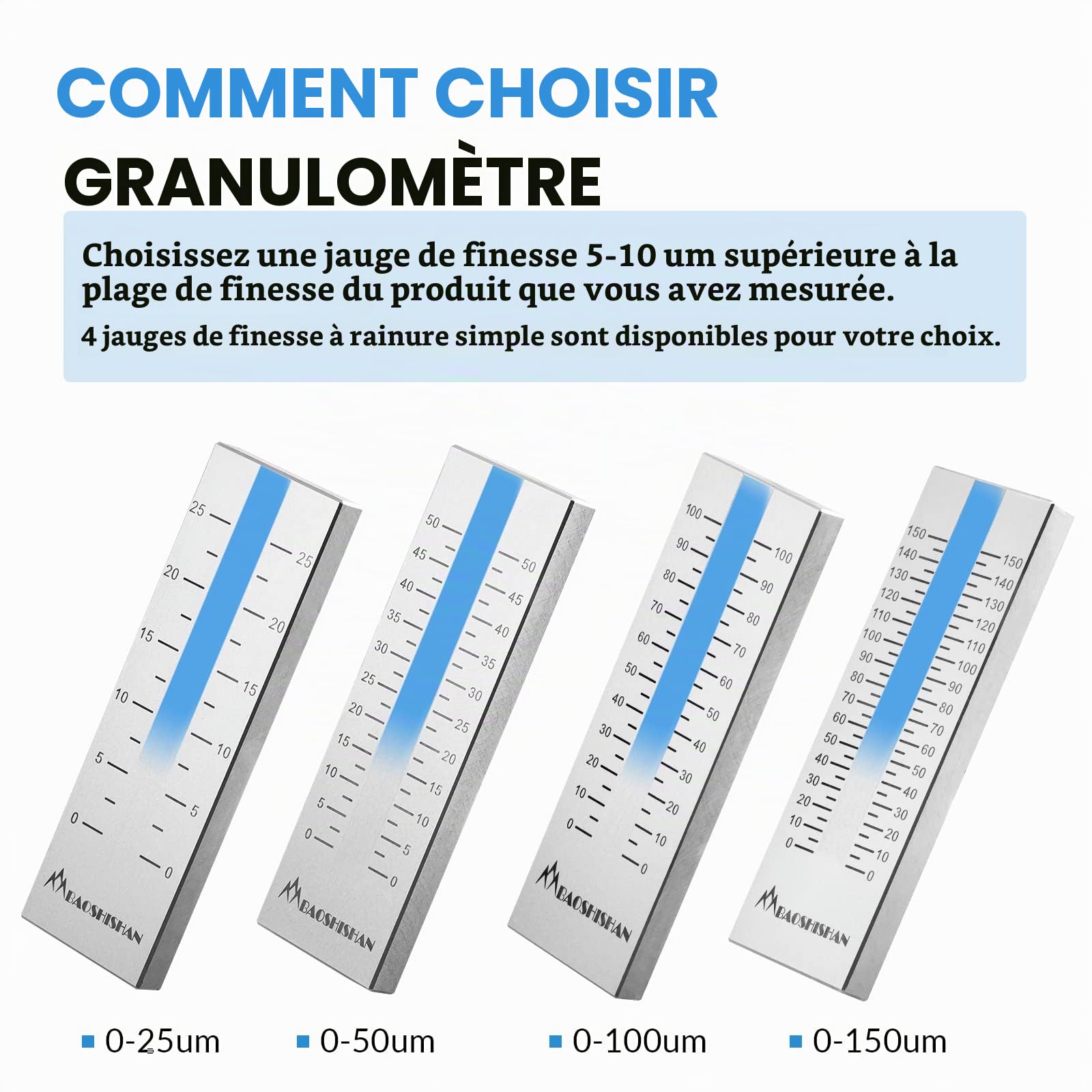 BAOSHISHAN Granulomètre de finesse 0–50 µm | Finesse de broyage, voie unique