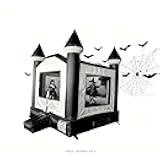 Commercial Grade Bounce House (10x10x11ft) with Built-in Basketball Hoop,Indoor/Outdoor Inflatable Bounce House for Kids & Adults, Perfect for Halloween Parties, Birthdays & Family Gatherings