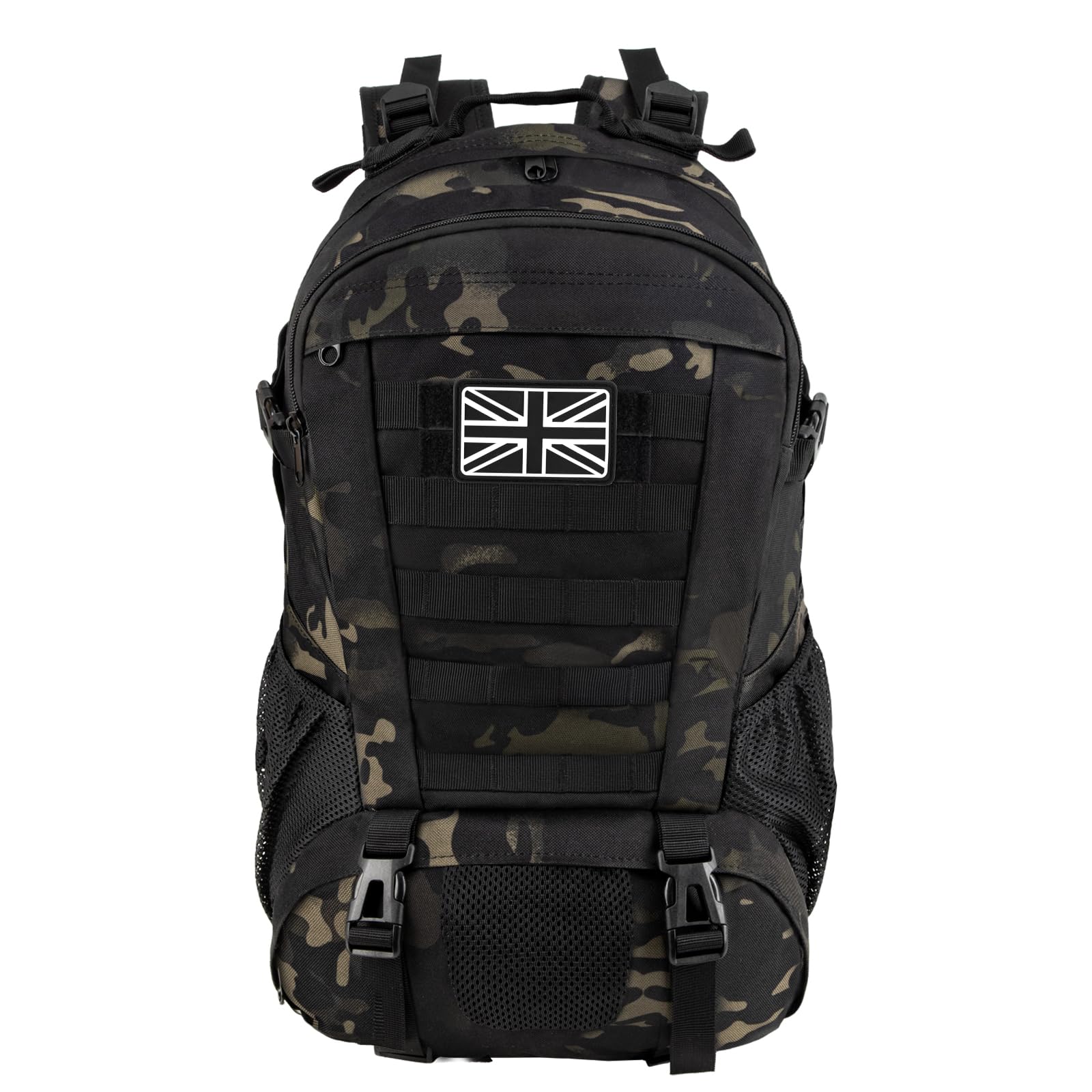 Jueachy Military Tactical Backpack 30L Army Assult Camouflage Hunting Rucksack Molle 3 Day Large Rucking Backpack for Outdoor Sports Trekking Hiking Travel Camping