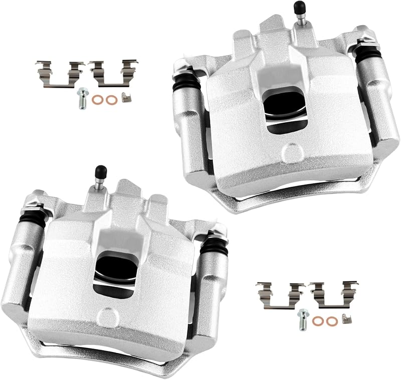 Pinças de freio a disco dianteiras cciyu com suporte para Toyota Corolla e Chevrolet Prizm 1.8L – Conjunto com 2