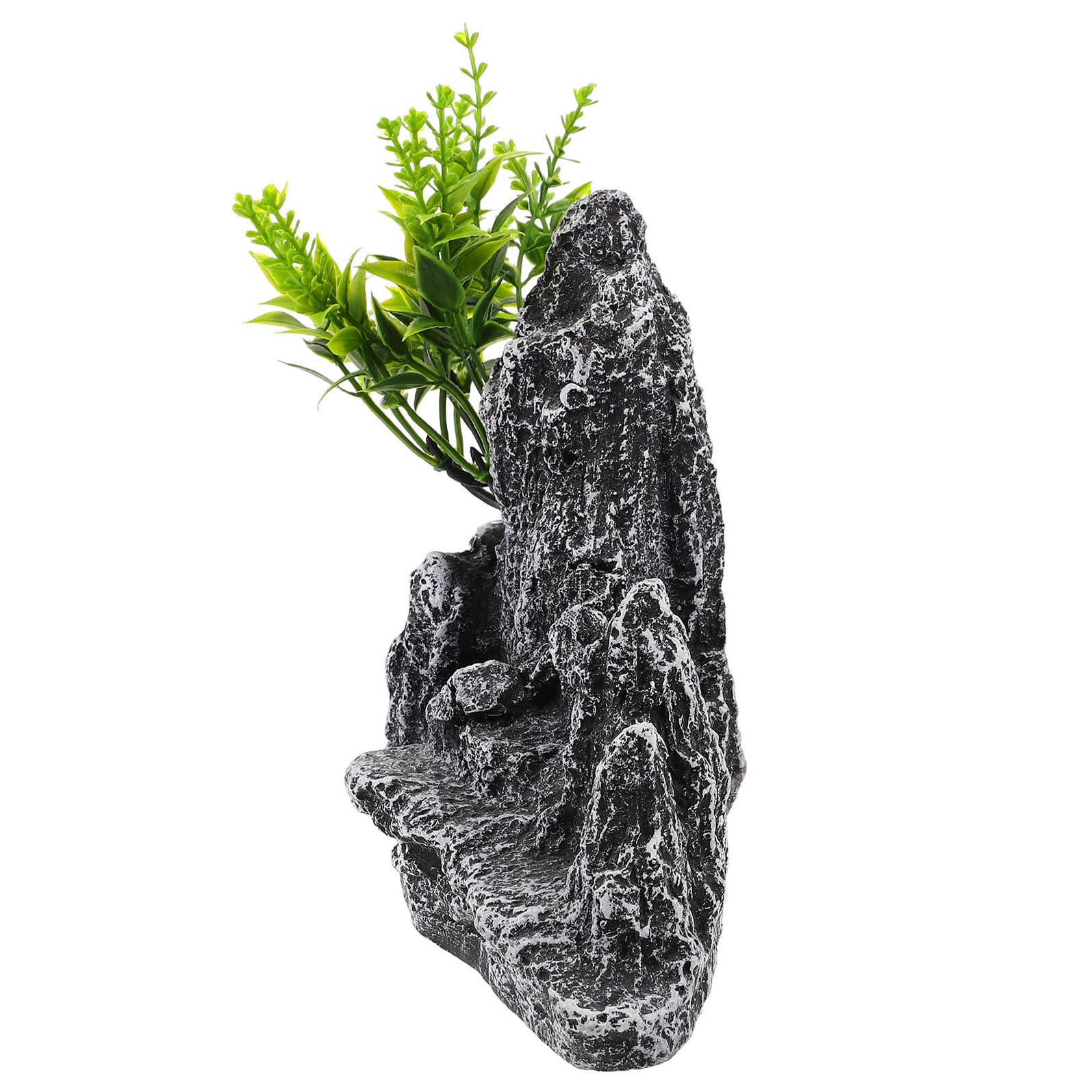 Decoración de Acuario Artificial de Piedra Simulada de Montaña para Paisaje de Pecera Adorno Miniatura para Jardín y Decoración de Escritorio