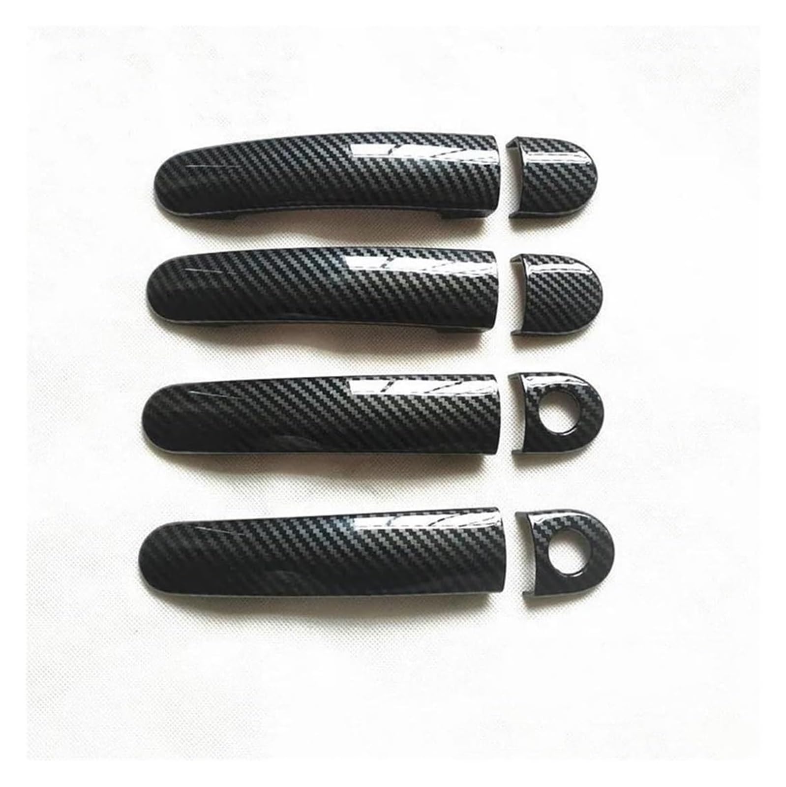 FANGZIQQ Car Door Handle Cap Cover for SEAT for Leon 1M MK1 1P MK2 for Cupra FR Accessories Door Handle Cover Trim Handles Covers(4dk-2)